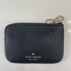 Kate Spade Black Leather Coin Purse